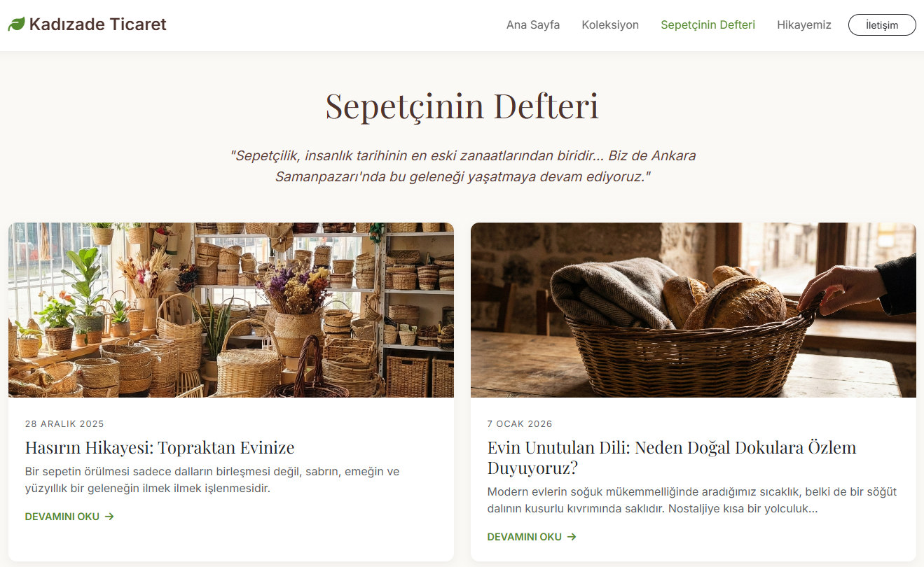 Kadızade Blog